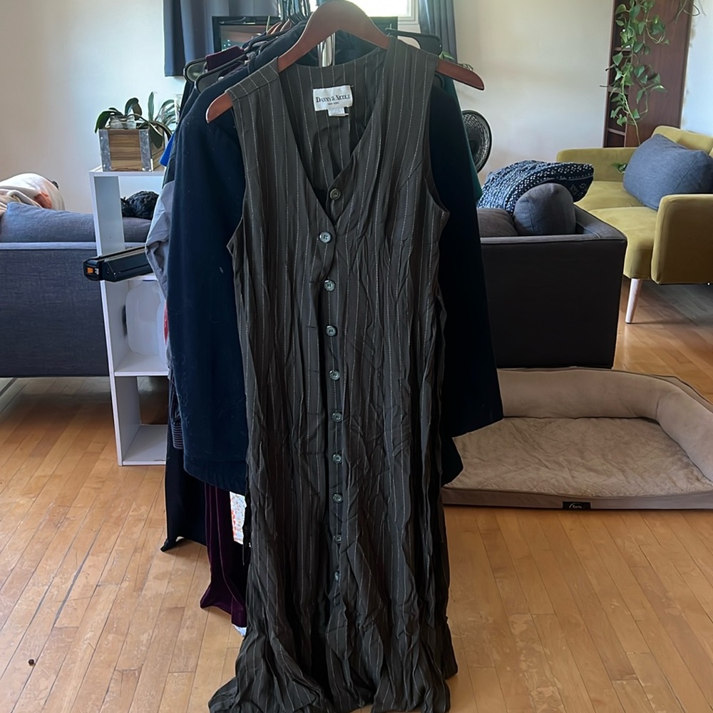 Danny and Nicole maxi button up dress